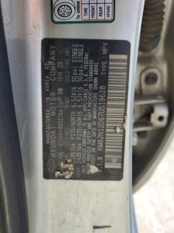 Photo 12 VIN: KM8JN12D67U519628 - HYUNDAI TUCSON 