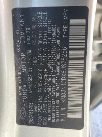 Photo 11 VIN: KM8JN12DX6U375256 - HYUNDAI TUCSON GLS 