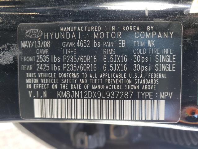 Photo 12 VIN: KM8JN12DX9U937287 - HYUNDAI TUCSON SE 