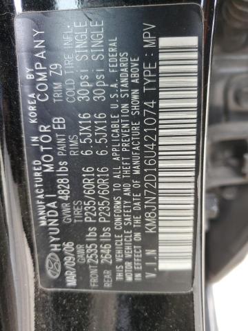 Photo 11 VIN: KM8JN72D16U421074 - HYUNDAI TUCSON GLS 