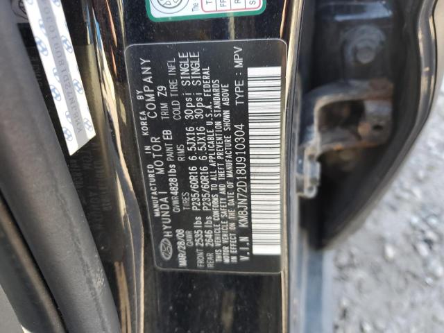 Photo 12 VIN: KM8JN72D18U910304 - HYUNDAI TUCSON SE 