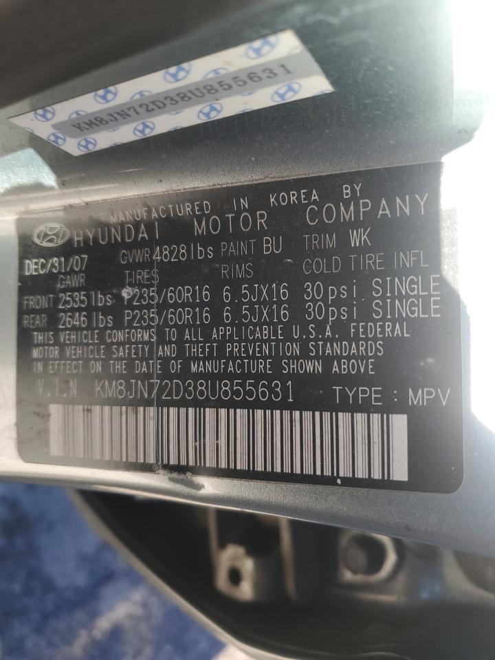 Photo 11 VIN: KM8JN72D38U855631 - HYUNDAI TUCSON 