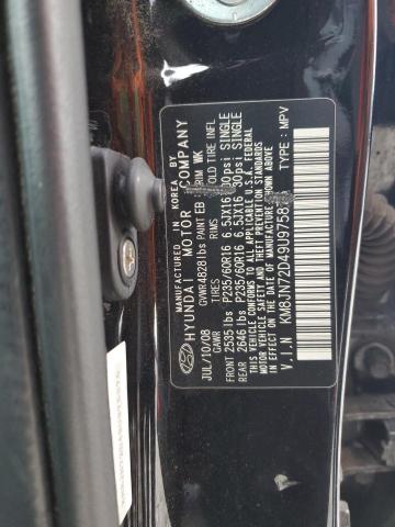 Photo 12 VIN: KM8JN72D49U975875 - HYUNDAI TUCSON SE 