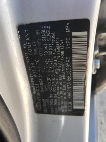 Photo 9 VIN: KM8JN72D56U359596 - HYUNDAI TUCSON GLS 