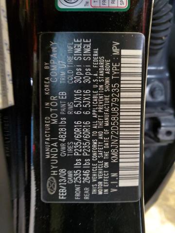 Photo 13 VIN: KM8JN72D58U879235 - HYUNDAI TUCSON SE 