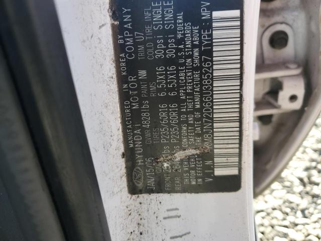 Photo 12 VIN: KM8JN72D66U385267 - HYUNDAI TUCSON 