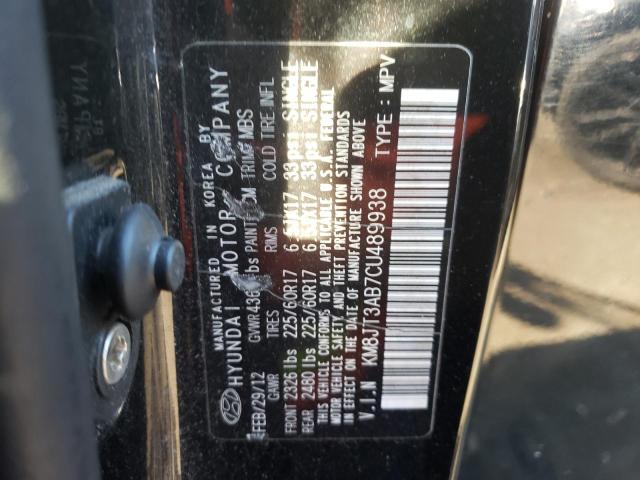 Photo 12 VIN: KM8JT3AB7CU489938 - HYUNDAI TUCSON GL 