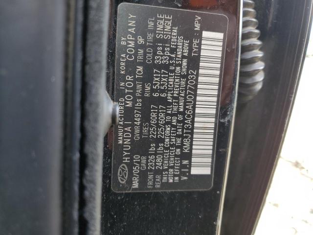 Photo 11 VIN: KM8JT3AC6AU077032 - HYUNDAI TUCSON 