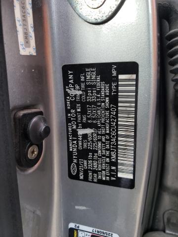 Photo 11 VIN: KM8JT3AC6CU427407 - HYUNDAI TUCSON 