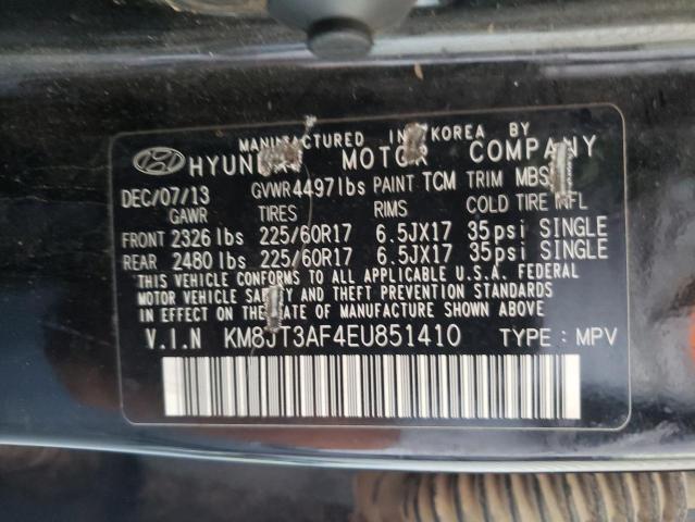 Photo 9 VIN: KM8JT3AF4EU851410 - HYUNDAI TUCSON GLS 