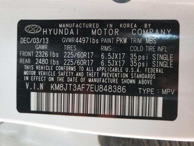 Photo 9 VIN: KM8JT3AF7EU848386 - HYUNDAI TUCSON GLS 