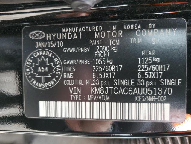 Photo 12 VIN: KM8JTCAC6AU051370 - HYUNDAI TUCSON 