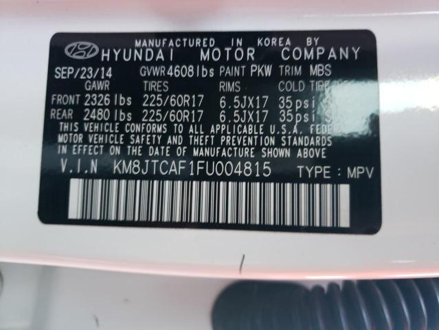 Photo 12 VIN: KM8JTCAF1FU004815 - HYUNDAI TUCSON GLS 