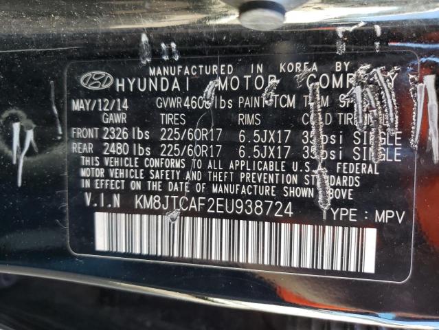 Photo 12 VIN: KM8JTCAF2EU938724 - HYUNDAI TUCSON GLS 