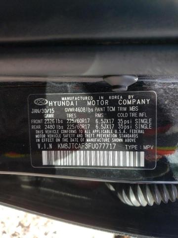 Photo 9 VIN: KM8JTCAF3FU077717 - HYUNDAI TUCSON GLS 