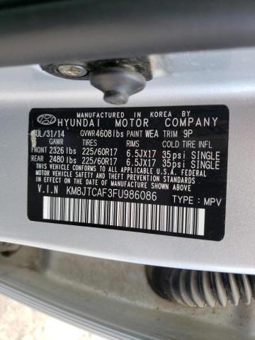 Photo 9 VIN: KM8JTCAF3FU986086 - HYUNDAI TUCSON GLS 