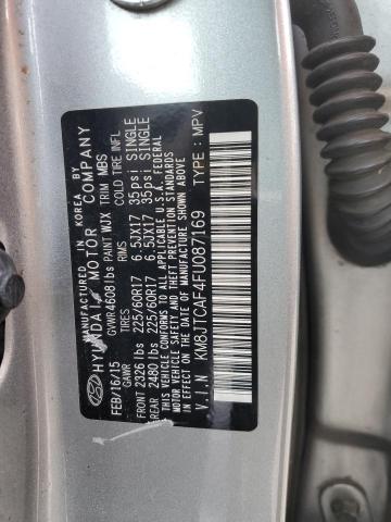 Photo 12 VIN: KM8JTCAF4FU087169 - HYUNDAI TUCSON 