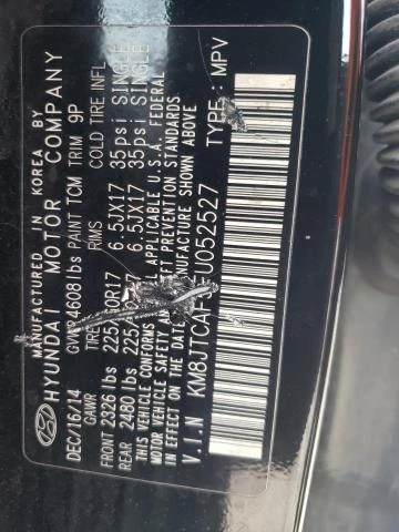 Photo 12 VIN: KM8JTCAF5FU052527 - HYUNDAI TUCSON GLS 