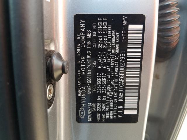 Photo 9 VIN: KM8JTCAF6FU027961 - HYUNDAI TUCSON GLS 