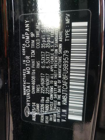 Photo 9 VIN: KM8JTCAF8FU989579 - HYUNDAI TUCSON GLS 