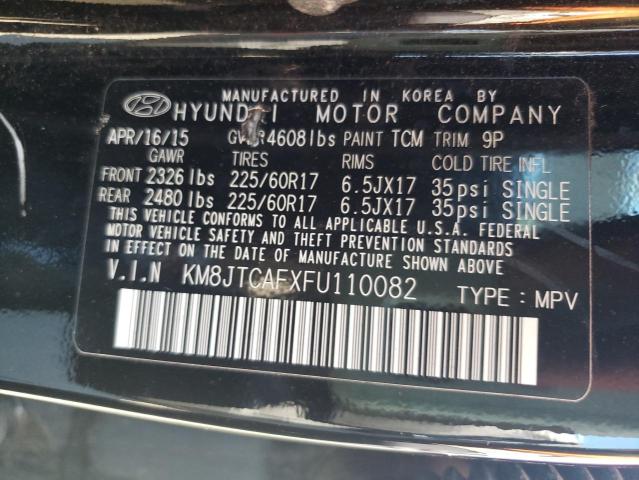 Photo 11 VIN: KM8JTCAFXFU110082 - HYUNDAI TUCSON 