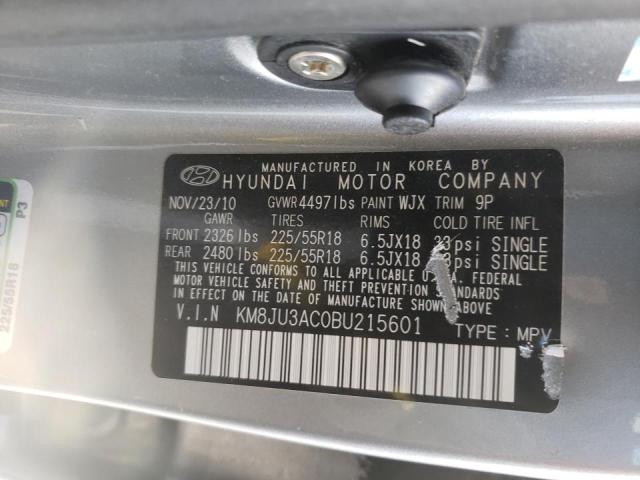 Photo 9 VIN: KM8JU3AC0BU215601 - HYUNDAI TUCSON GLS 