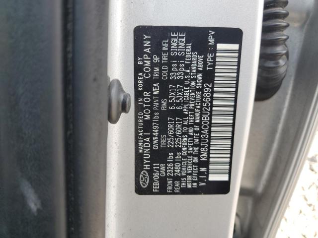 Photo 12 VIN: KM8JU3AC0BU256892 - HYUNDAI TUCSON 