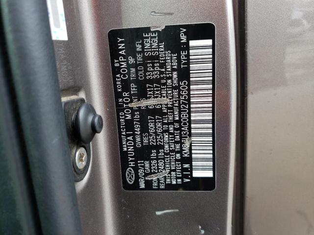 Photo 11 VIN: KM8JU3AC0BU275605 - HYUNDAI TUCSON GLS 