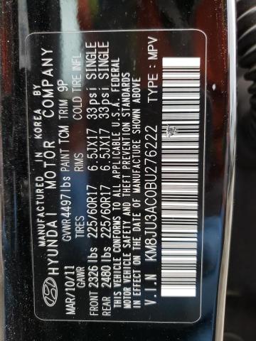 Photo 11 VIN: KM8JU3AC0BU276222 - HYUNDAI TUCSON GLS 