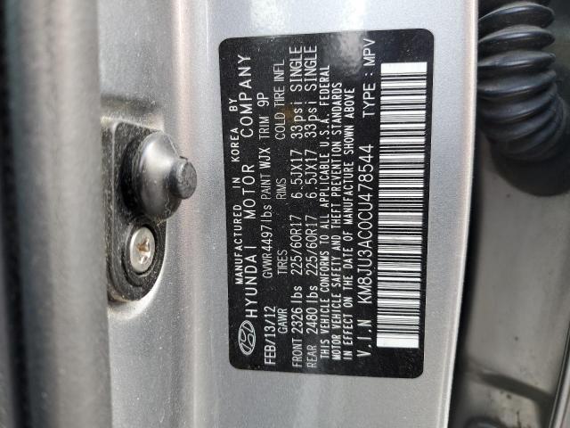 Photo 11 VIN: KM8JU3AC0CU478544 - HYUNDAI TUCSON GLS 