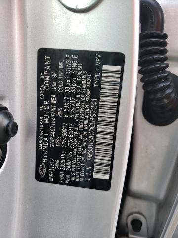 Photo 9 VIN: KM8JU3AC0CU497241 - HYUNDAI TUCSON GLS 