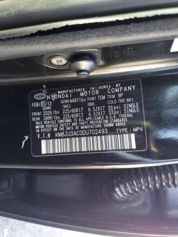 Photo 12 VIN: KM8JU3AC0DU702493 - HYUNDAI TUCSON GLS 