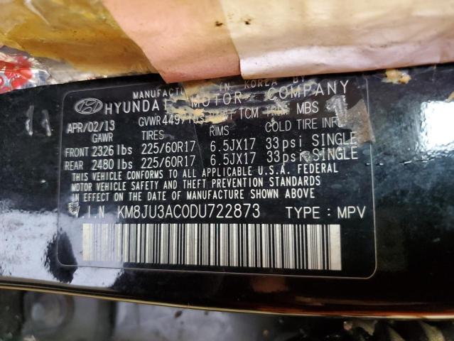 Photo 11 VIN: KM8JU3AC0DU722873 - HYUNDAI TUCSON GLS 