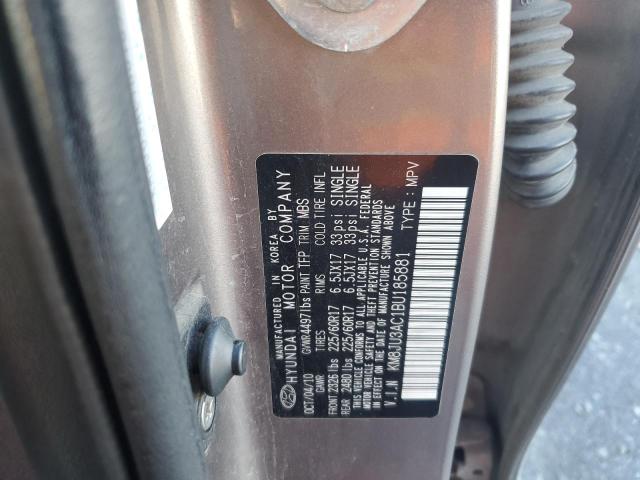 Photo 11 VIN: KM8JU3AC1BU185881 - HYUNDAI TUCSON GLS 