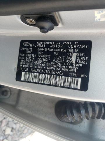 Photo 9 VIN: KM8JU3AC1CU387802 - HYUNDAI TUCSON GLS 