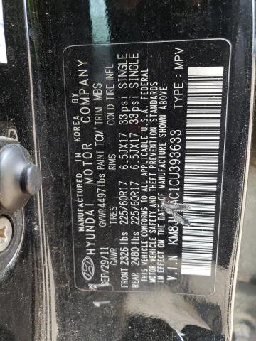 Photo 12 VIN: KM8JU3AC1CU393633 - HYUNDAI TUCSON GLS 