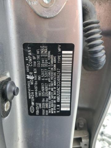 Photo 12 VIN: KM8JU3AC1CU486247 - HYUNDAI TUCSON GLS 