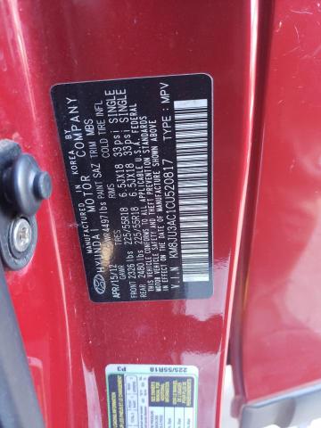 Photo 11 VIN: KM8JU3AC1CU520817 - HYUNDAI TUCSON GLS 