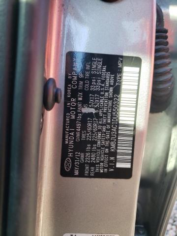 Photo 9 VIN: KM8JU3AC1DU550322 - HYUNDAI TUCSON GLS 