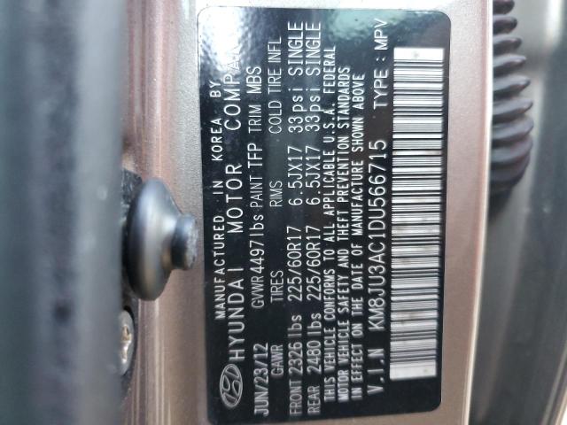 Photo 12 VIN: KM8JU3AC1DU566715 - HYUNDAI TUCSON GLS 