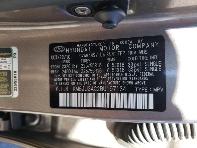 Photo 12 VIN: KM8JU3AC2BU197134 - HYUNDAI TUCSON GLS 