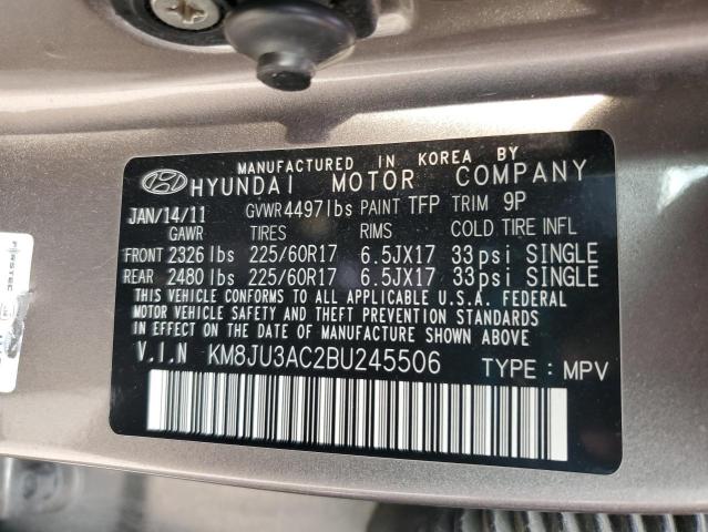 Photo 11 VIN: KM8JU3AC2BU245506 - HYUNDAI TUCSON GLS 