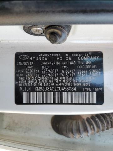 Photo 11 VIN: KM8JU3AC2CU458084 - HYUNDAI TUCSON 