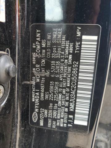 Photo 11 VIN: KM8JU3AC2CU508692 - HYUNDAI TUCSON 