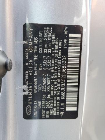 Photo 12 VIN: KM8JU3AC2DU683302 - HYUNDAI TUCSON GLS 