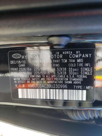 Photo 9 VIN: KM8JU3AC3BU230996 - HYUNDAI TUCSON GLS 