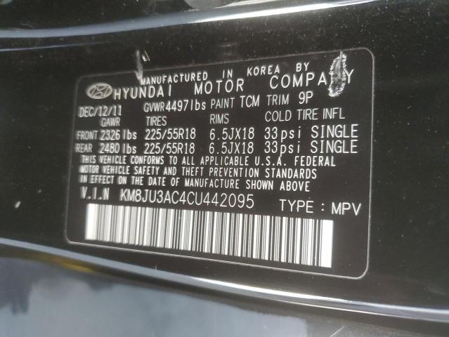 Photo 11 VIN: KM8JU3AC4CU442095 - HYUNDAI TUCSON 