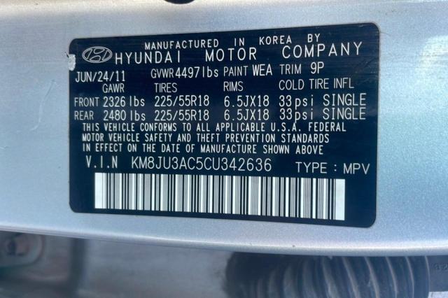 Photo 9 VIN: KM8JU3AC5CU342636 - HYUNDAI TUCSON GLS 