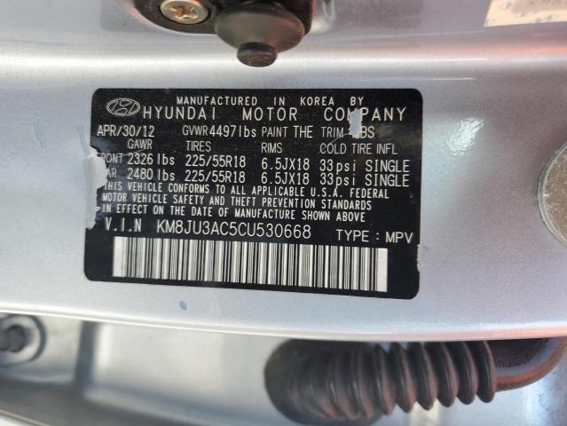 Photo 13 VIN: KM8JU3AC5CU530668 - HYUNDAI TUCSON 