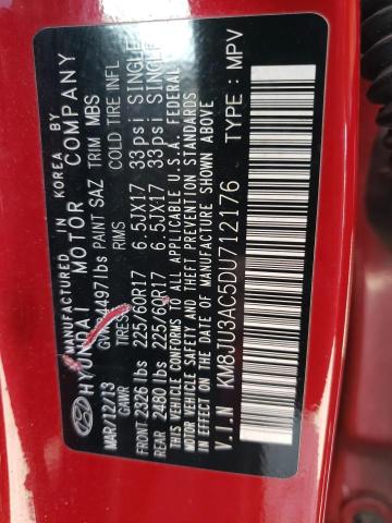 Photo 11 VIN: KM8JU3AC5DU712176 - HYUNDAI TUCSON GLS 